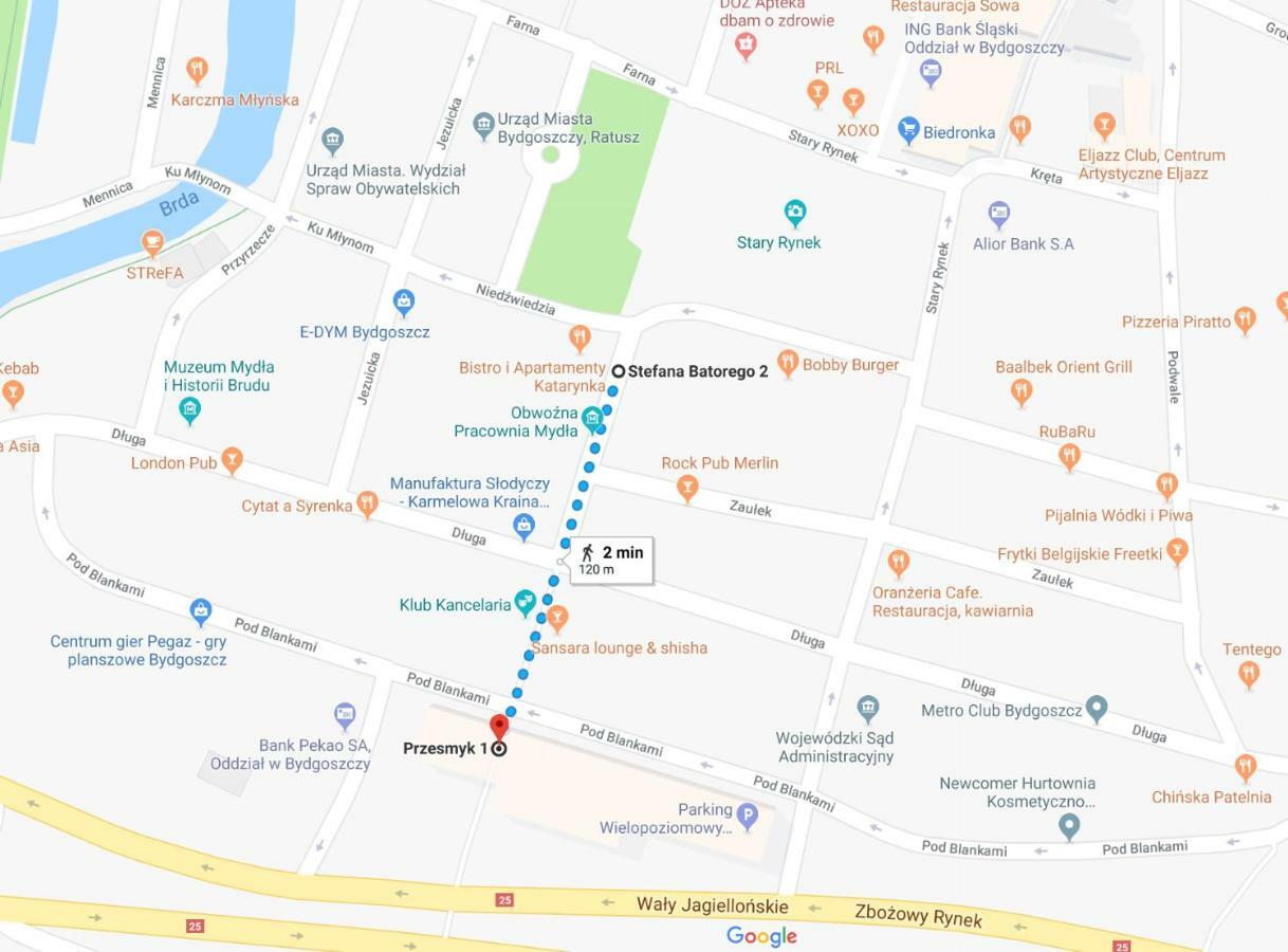Apartamenty Batorego 2 - Stary Rynek Бидгошч Екстериор снимка